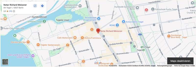 Standort der Kanzlei